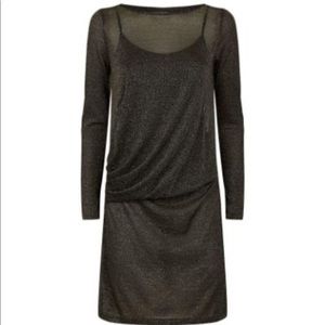 🆕 Ted Baker Sparkle Lurex Layered Dress - ETHIA